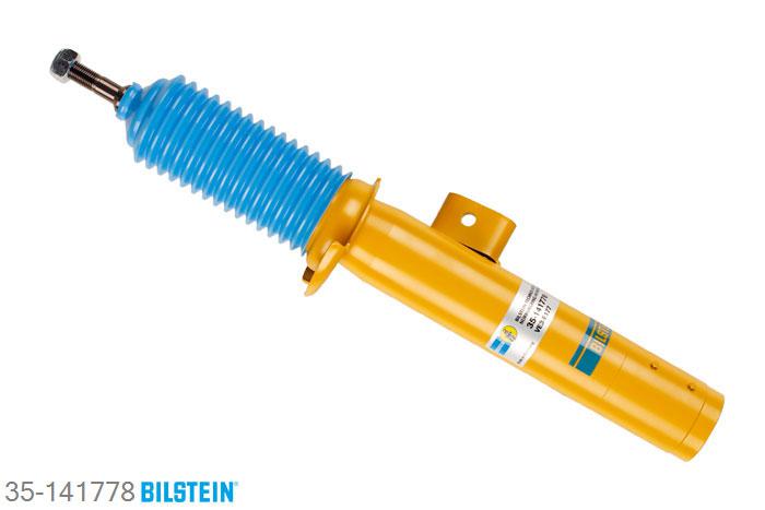 35-141778, Bilstein B6  Sport Schokdemper vooras rechts, BMW 5 Touring (E61), "525d xDrive,  525i xDrive,  525xd,  525xi,530d xDrive,  530i xDrive,  530xd,  530xi", 01/2007-, Standaard lengte, geschikt voor gebruik met verlagingsveren tot -40mm