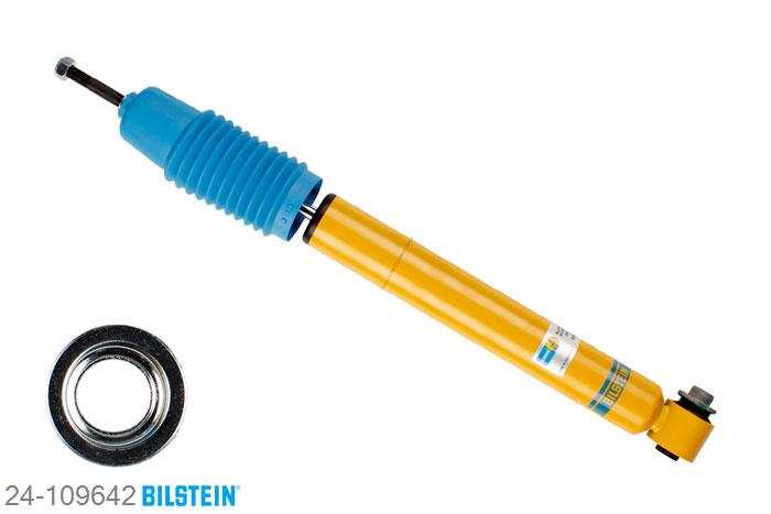 24-109642, Bilstein B6  Sport Schokdemper achteras, BMW 5 (E60), "3.0,  520d,  520i,  523i,  525d,  525i,  530 d,530d,  530i,  535d,  540i,  545i,  550i", 07/2005-03/2010, without electronic suspension control, with standard chassis, without ride height adjustment, Standaard lengte, geschikt voor gebruik met verlagingsveren tot -40mm