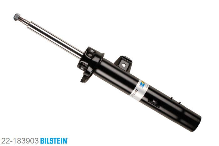 22-183903, Bilstein B4  Gas Schokdemper vooras rechts, BMW Z4 (E89), "sDrive 18 i,  sDrive20i,  sDrive23i,sDrive28i,  sDrive30i,  sDrive35i,sDrive35is", 09/2010-, without electronic suspension control, Standaard lengte, geschikt voor gebruik met verlagingsveren tot -30mm