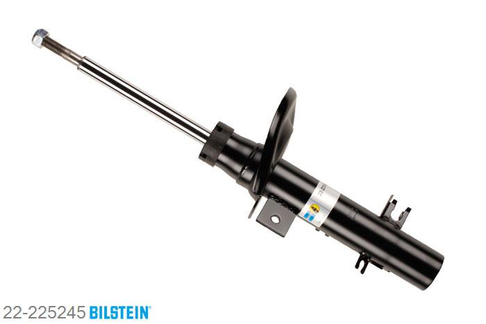 22-225245, Bilstein B4  Gas Schokdemper vooras links, Peugeot 208, 1.0,  1.2,  1.4,  1.4 HDi,  1.6,  1.6 HDi, 03/2012-, with standard chassis / Front axle strutdiameter 51 mm, mark: 20mm Sway Bars, Standaard lengte, geschikt voor gebruik met verlagingsveren tot -30mm