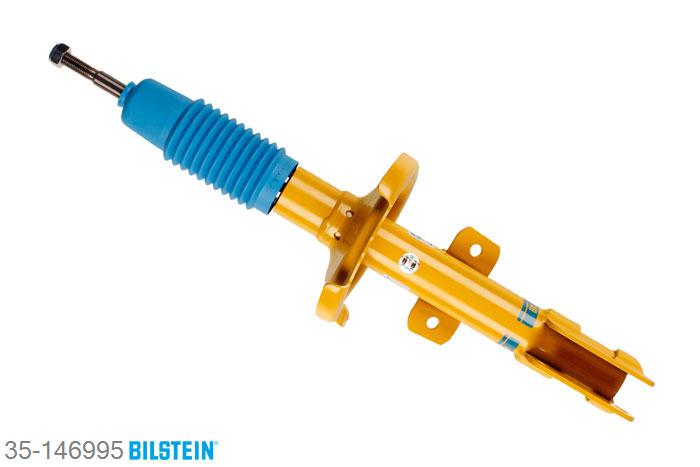 35-146995, Bilstein B6  Sport Schokdemper vooras, Volvo XC 90, 2.5 T,  3.2,  D5,  T6,  V8, 10/2002-, with ride height adjustment, with coil-spring suspension / Rear axle Self-levelling inactive after modification, Standaard lengte, geschikt voor gebruik met verlagingsveren tot -40mm