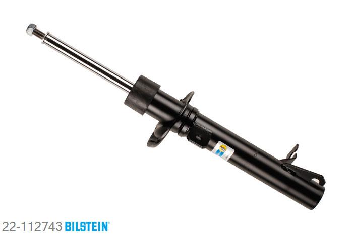 22-112743, Bilstein B4  Gas Schokdemper vooras links, Ford FUSION (JU_), 1.25,  1.4,  1.4 TDCi,  1.6,  1.6 TDCi, 08/2002-, Standaard lengte, geschikt voor gebruik met verlagingsveren tot -30mm