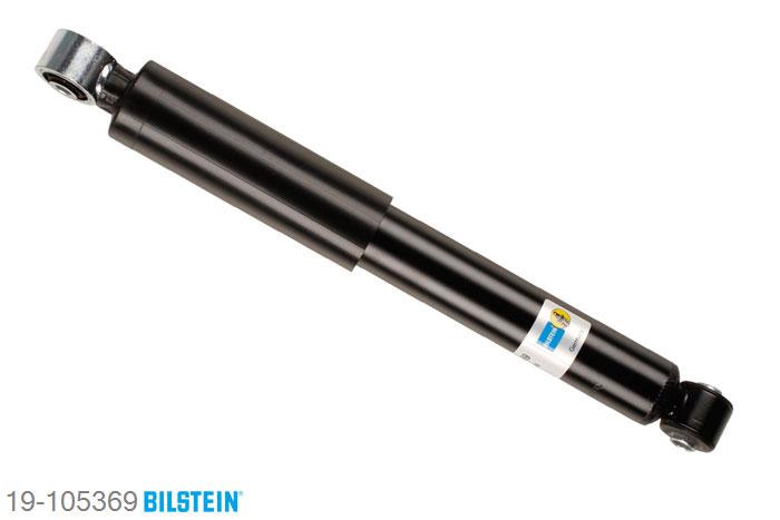 19-105369, Bilstein B4  Gas Schokdemper achteras, Fiat PUNTO Van (188AX), 1.2 60,  1.3 JTD,  1.9 D 60,  1.9 JTD, 02/2000-10/2009, Standaard lengte, geschikt voor gebruik met verlagingsveren tot -30mm