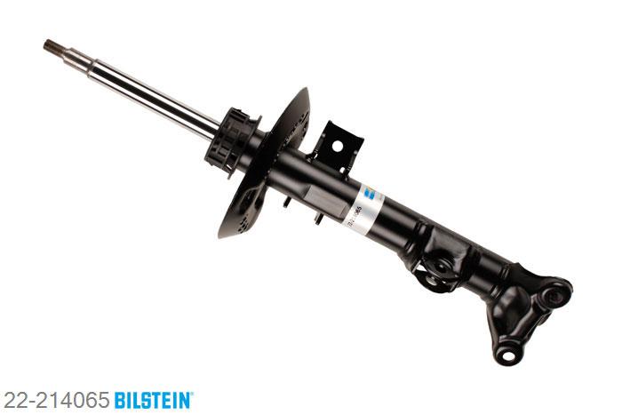 22-214065, Bilstein B4  Gas Schokdemper vooras, Mercedes CLS (C218), 250 CDI,  350,  350 CDI,  500, 02/2011-, with standard chassis, without Airmatic DC, Standaard lengte, geschikt voor gebruik met verlagingsveren tot -30mm
