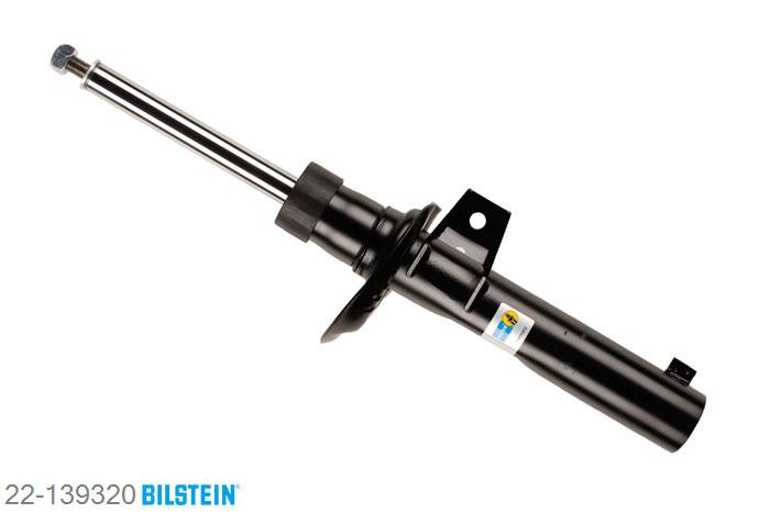 22-139320, Bilstein B4  Gas Schokdemper vooras, VW GOLF PLUS (5M1, 521), "1.0,  1.0 GLS,  1.2 TSI,  1.4 16V,  1.4 FSI,1.4 TSI,  1.6,  1.6 FSI,  1.6 Multifuel,1.6 TDI,  1.8,  1.8 Hybrid,  1.9 SDi,1.9 TDI,  2.0 FSI,  2.0 TDI,  2.0 TDI 16V", 01/2005-, mark: G07, G08 / Front axle strutdiameter 55 mm, mark: G07, Standaard lengte, geschikt voor gebruik met verlagingsveren tot -30mm