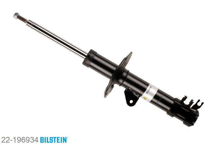 22-196934, Bilstein B4  Gas Schokdemper vooras links, Fiat PANDA (169), 1.2 4x4,  1.3 D 16V Multijet 4x4,  1.3 JTD 4x4, 10/2004-, Standaard lengte, geschikt voor gebruik met verlagingsveren tot -30mm