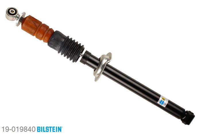 19-019840, Bilstein B4  Gas Schokdemper achteras, Ford FIESTA III (GFJ), 1.6, 01/1989-01/1994, mark: Ghia / Front axle strutdiameter 45,5 mm, Standaard lengte, geschikt voor gebruik met verlagingsveren tot -30mm