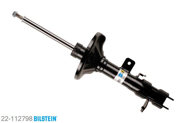 22-112798, Bilstein B4  Gas Achteras links, Hyundai COUPE (GK), 1.6 16V,  2.0,  2.0 GLS,  2.7 V6, 08/2001-08/2009, Standaard lengte, geschikt voor gebruik met verlagingsveren tot -30mm
