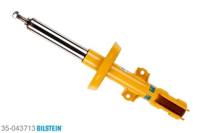 35-043713, Bilstein B6  Sport Schokdemper vooras, Saab 9-5 Estate (YS3E), 2.0 t,  2.3 t,  2.3 Turbo,  3.0 TiD,  3.0 V6t, 10/1998-, -> CH.Nr.: YS3ES55CD1_ / Front axle fixing hole pitches 58 mm, Standaard lengte, geschikt voor gebruik met verlagingsveren tot -40mm