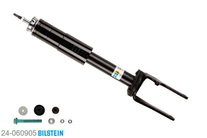 24-060905, Bilstein B4  Gas Schokdemper vooras, Mercedes E-CLASS (W210), E 280 4-matic,  E 320 4-matic,  E 430 4-matic, 12/1996-03/2002, with standard chassis, without ride height adjustment, Standaard lengte, geschikt voor gebruik met verlagingsveren tot -30mm