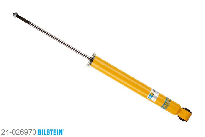 24-026970, Bilstein B6  Sport Schokdemper achteras, BMW 3 Convertible (E46), "318 Ci,  320 Cd,  320 Ci,  323 Ci,  325 Ci,330 Cd,  330 Ci", 06/2000-, with standard chassis / Front axle mono-tube, Standaard lengte, geschikt voor gebruik met verlagingsveren tot -40mm