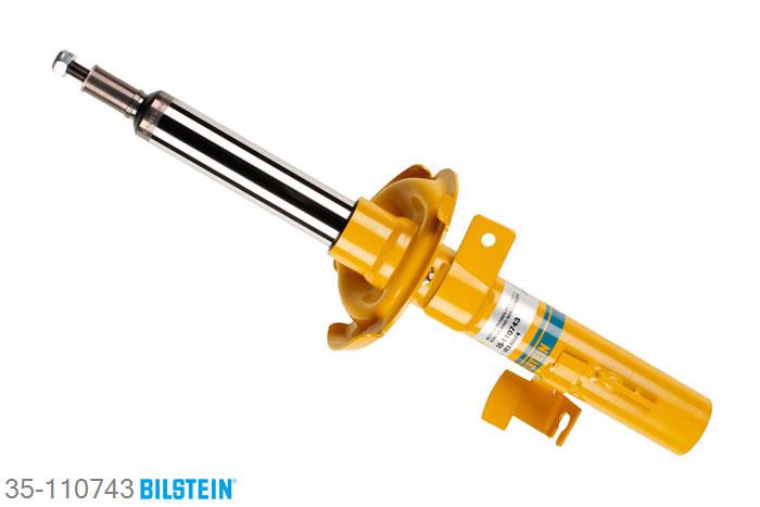 35-110743, Bilstein B6  Sport Schokdemper vooras rechts, Ford FOCUS II (DA_), "1.4,  1.6,  1.6 Flex,  1.6 LPG,  1.6 TDCi,1.6 Ti,  1.8,  1.8 Flexifuel,1.8 Ghia Flexifuel,  1.8 TDCi,  2.0,2.0 Flex,  2.0 LPG,  2.0 TDCi,  2.5 ST", 11/2004-, Standaard lengte, geschikt voor gebruik met verlagingsveren tot -40mm