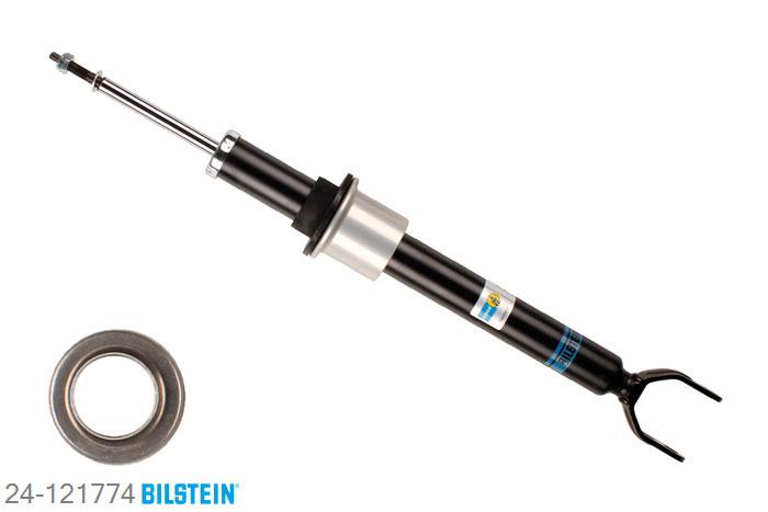 24-121774, Bilstein B4  Gas Schokdemper vooras, Mercedes E-CLASS (W211), 1.8,  2.5,  3.0,  3.5, 11/2005-, with off-road suspension, without Airmatic DC, Standaard lengte, geschikt voor gebruik met verlagingsveren tot -30mm
