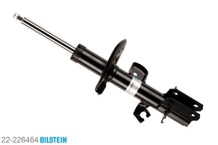22-226464, Bilstein B4  Gas Schokdemper vooras links, Nissan JUKE, 1.6 4x4,  1.6 DIG-T 4x4, 06/2010-, with standard chassis, Standaard lengte, geschikt voor gebruik met verlagingsveren tot -30mm