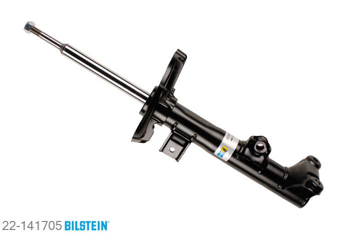 22-141705, Bilstein B4  Gas Schokdemper vooras, Mercedes CLK Convertible (A209), "200 CGI,  200 Kompressor,  240,  280,  320,320 CDI,  350", 02/2003-03/2010, with standard chassis, Standaard lengte, geschikt voor gebruik met verlagingsveren tot -30mm