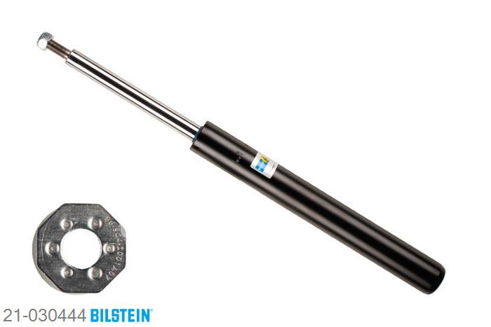 21-030444, Bilstein B4  Gas Schokdemper vooras, Audi 80 (8C, B4), "1.6,  1.6 E,  1.9 TD,  1.9 TDI,  2.0,  2.0 E,
2.0 E 16V,  2.3 E,  2.6,  2.8", 09/1991-12/1994, with sports suspension / Front axle strutdiameter 50 mm, Standaard lengte, geschikt voor gebruik met verlagingsveren tot -30mm