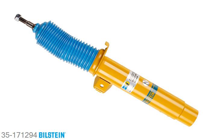 35-171294, Bilstein B6  Sport Schokdemper vooras links, BMW X1 (E84), "xDrive 20 d,  xDrive 25 d,  xDrive18d,xDrive20d,  xDrive20i,  xDrive23d,xDrive25i,  xDrive28i", 03/2009-, Standaard lengte, geschikt voor gebruik met verlagingsveren tot -40mm