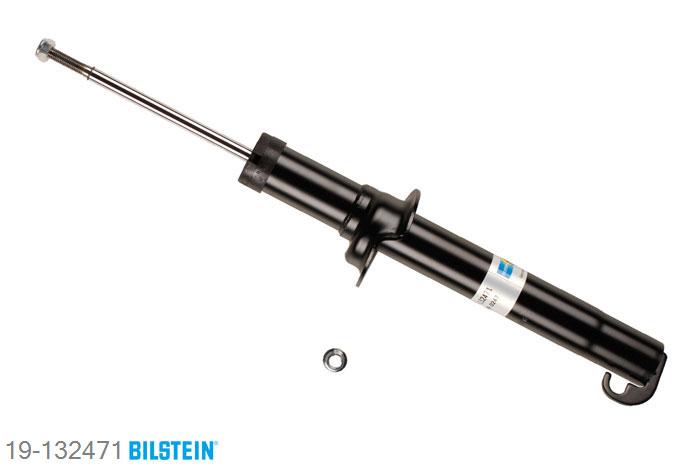 19-132471, Bilstein B4  Gas Schokdemper vooras, Alfa Romeo 147 (937), "1.6 16V T.SPARK,  1.6 16V T.SPARK ECO,1.9 JTD,  1.9 JTD 16V,  1.9 JTDM 16V,1.9 JTDM 8V,  2.0,  2.0 16V T.SPARK", 11/2000-03/2010, with standard chassis, Standaard lengte, geschikt voor gebruik met verlagingsveren tot -30mm