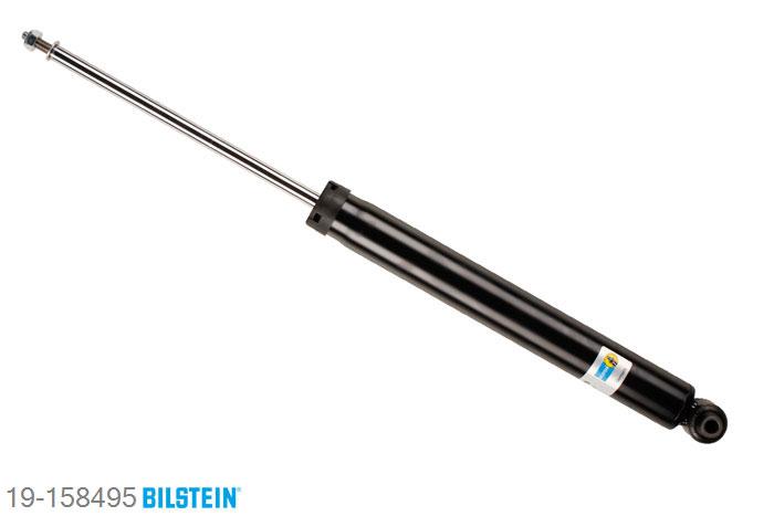 19-158495, Bilstein B4  Gas Schokdemper achteras, Fiat PUNTO EVO, "1.2,  1.3 16V Multijet,  1.3 D Multijet,  1.4,1.4 16V,  1.4 LPG,  1.4 Natural Power,1.6 D Multijet", 06/2009-02/2012, with standard chassis, with sports suspension, Standaard lengte, geschikt voor gebruik met verlagingsveren tot -30mm