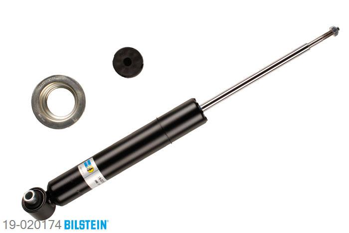 19-020174, Bilstein B4  Gas Schokdemper achteras, BMW 5 (E28), "518,  518 i,  518i,  520 i,  524 d,  524 td,525 e 2.7,  525 i,  528 i", 06/1981-12/1987, with standard chassis, Standaard lengte, geschikt voor gebruik met verlagingsveren tot -30mm