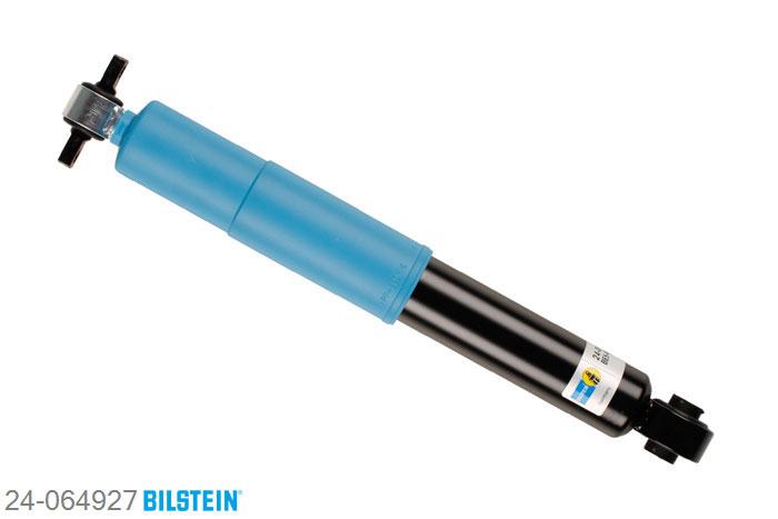 24-064927, Bilstein B4  Gas Schokdemper achteras, Jaguar X-TYPE Estate, 2.0 D,  2.0 V6,  2.2 D,  2.5,  3.0, 11/2003-12/2009, with standard chassis, front wheel drive, Standaard lengte, geschikt voor gebruik met verlagingsveren tot -30mm