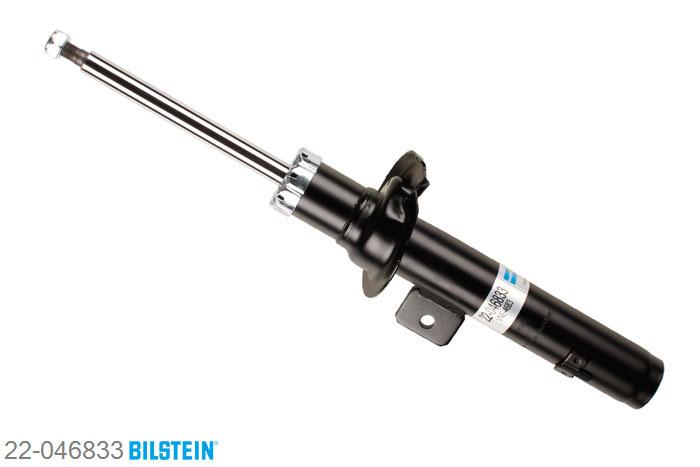 22-046833, Bilstein B4  Gas Schokdemper vooras links, Peugeot 406 Coupe (8C), 1.8,  2.0 16V,  2.2,  2.2 HDI FAP, 03/1997-12/2004, Standaard lengte, geschikt voor gebruik met verlagingsveren tot -30mm