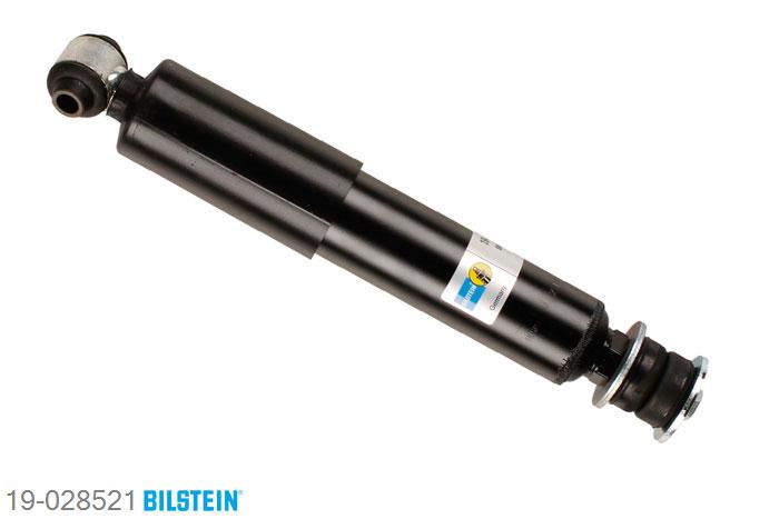 19-028521, Bilstein B4  Gas Schokdemper achteras, VW TRANSPORTER IV Box (70XA), "1.9 D,  1.9 TD,  2.0,  2.4 D,  2.4 D Syncro,2.5,  2.5 Syncro,  2.5 TDI,  2.5 TDI Syncro,2.8 VR6", 07/1990-04/2003, Rear axle To Payload 1000 kg, Standaard lengte, geschikt voor gebruik met verlagingsveren tot -30mm