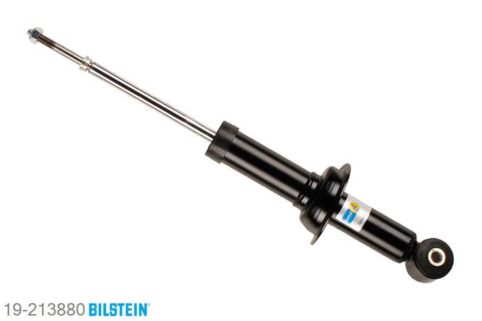 19-213880, Bilstein B4  Gas Schokdemper achteras, Mitsubishi LANCER Saloon (CY/Z_A), "1.5,  1.5 Bifuel,  1.6,  1.8,  1.8 Bifuel,1.8 DI-D,  1.8 Flex,  2.0,  2.0 DI-D,2.0 i,  2.4 i", 01/2008-, rim: 18'', Standaard lengte, geschikt voor gebruik met verlagingsveren tot -30mm