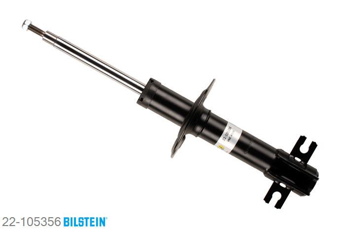 22-105356, Bilstein B4  Gas Schokdemper vooras, Fiat PUNTO Van (188AX), 1.2 60,  1.3 JTD,  1.9 D 60,  1.9 JTD, 02/2000-10/2009, Standaard lengte, geschikt voor gebruik met verlagingsveren tot -30mm