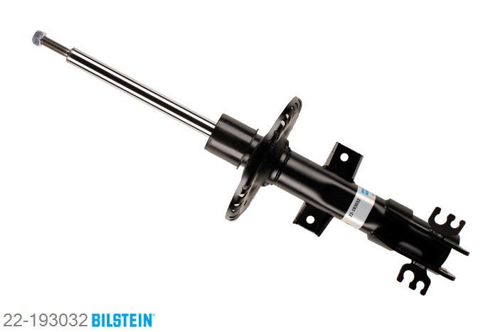 22-193032, Bilstein B4  Gas Schokdemper vooras, VW TRANSPORTER V Bus (7HB, 7HJ, 7EB, 7EJ), "1.9 TDI,  2.0,  2.0 BiTDI,  2.0 BiTDI 4motion,2.0 TDI,  2.0 TDI 4motion,  2.0 TSI,2.0 TSI 4motion,  2.5 TDI,  2.5 TDI 4motion,3.2 4motion,  3.2 V6", 02/2004-, with off-road suspension, equipment: 1BH, Standaard lengte, geschikt voor gebruik met verlagingsveren tot -30mm
