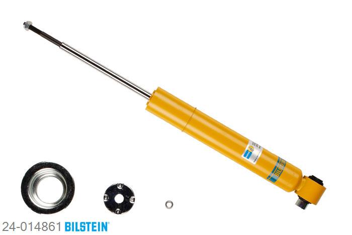 24-014861, Bilstein B8  Sprint - 20mm ingekorte sport Schokdemper achteras, BMW 5 (E34), 525 i 24V,  525 td,  525 tds, 09/1989-09/1995, with M-technics, without ride height adjustment / Rear axle charakteristic: 120/30 Geschikt voor gebruik met verlagingsveren tot -60mm