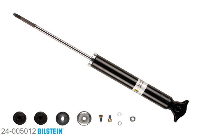 24-005012, Bilstein B4  Gas Schokdemper vooras, Mercedes S-CLASS (W126), "260 SE,  280 S,  280 SE,SEL,  3.8,  300 SE,SEL,380 SE,SEL,  420 SE,SEL,  500 SE,SEL,500 SE,SEL CAT", 12/1979-06/1991, mark: Heavy Duty, without ride height adjustment, Standaard lengte, geschikt voor gebruik met verlagingsveren tot -30mm