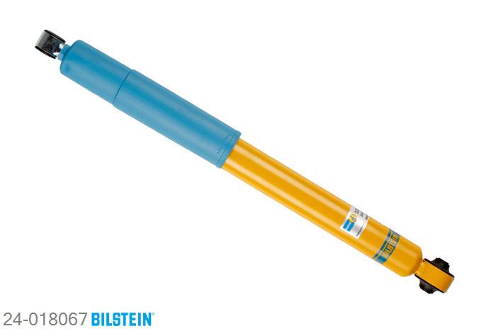 24-018067, Bilstein B6  Sport Schokdemper achteras, Ford SIERRA (GBG, GB4), "1.6,  1.6 i,  1.8,  1.8 TD,  2.0,  2.0 i,2.0 i CAT,  2.3 D,  2.8 i,  2.9 i,  3.0,3.0 i RS,  3.0 XR6", 01/1987-02/1993, Standaard lengte, geschikt voor gebruik met verlagingsveren tot -40mm