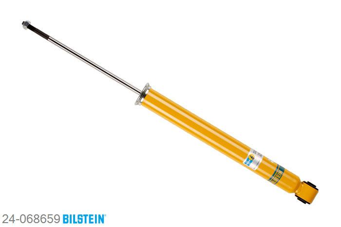 24-068659, Bilstein B6  Sport Schokdemper achteras, BMW 3 (E46), 325 xi,  330 xd,  330 xi, 06/2000-02/2005, with standard chassis / Front axle serie production spring seat must be used, Standaard lengte, geschikt voor gebruik met verlagingsveren tot -40mm