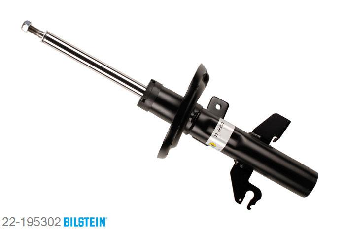 22-195302, Bilstein B4  Gas Schokdemper vooras links, Alfa Romeo GIULIETTA (940), "1.4 TB,  1.6 JTDM,  1.8 TBi,  1.9 CDTI 16V,2.0 JTDM", 04/2010-, with standard chassis, Standaard lengte, geschikt voor gebruik met verlagingsveren tot -30mm