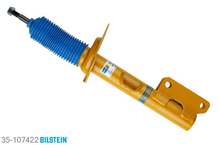 35-107422, Bilstein B6  Sport Schokdemper vooras links, BMW X5 (E53), "3.0 d,  3.0 d All-wheel Drive,  3.0 i,  4.4 i,4.6 is,  4.8 is", 05/2000-, without ride height adjustment, with ride height adjustment / Front axle without pneumatic suspension, Standaard lengte, geschikt voor gebruik met verlagingsveren tot -40mm