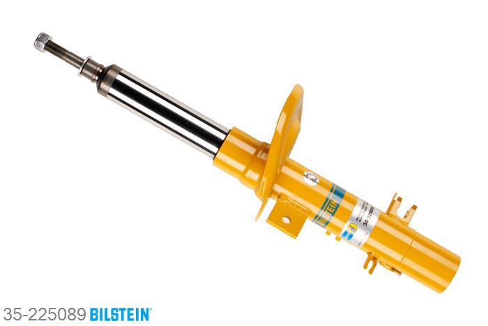 35-225089, Bilstein B6  Sport Schokdemper vooras links, Peugeot 208, 1.0,  1.2,  1.4,  1.4 HDi,  1.6,  1.6 HDi, 03/2012-, with standard chassis / Front axle strutdiameter 51 mm, mark: 20mm Sway Bars, Standaard lengte, geschikt voor gebruik met verlagingsveren tot -40mm