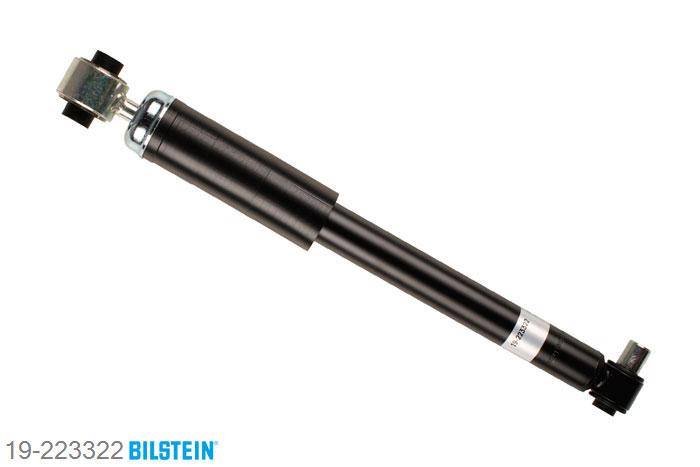 19-223322, Bilstein B4  Gas Schokdemper achteras, Renault LAGUNA II (BG0/1_), "1.6 16V,  1.6 LPG,  1.8 16V,  1.9 dCi,2.0 16V,  2.0 16V IDE,  2.0 16V Turbo,2.0 dCi,  2.2 dCi,  2.2 DCi Authentique,2.9 V6 24V,  3.0 V6 24V", 03/2001-, Standaard lengte, geschikt voor gebruik met verlagingsveren tot -30mm