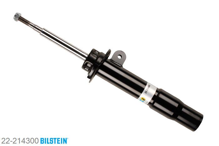 22-214300, Bilstein B4  Gas Schokdemper vooras links, BMW 3 (E90), M3, 03/2007-12/2011, with electronic suspension control, with EDC, Only in connection with 50-174546, Standaard lengte, geschikt voor gebruik met verlagingsveren tot -30mm