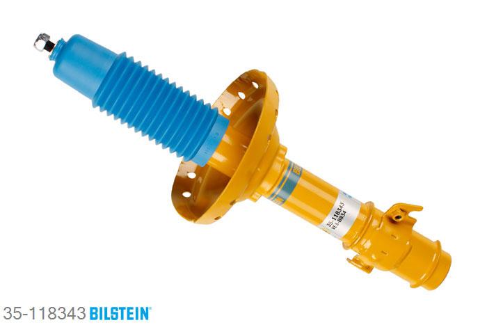 35-118343, Bilstein B8  Sprint - 20mm ingekorte sport Schokdemper vooras rechts, Subaru LEGACY IV, "2.0,  2.0 D,  2.0 Turbo AWD,  2.5,2.5 STI AWD,  2.5 T AWD,  3.0", 09/2003- Geschikt voor gebruik met verlagingsveren tot -60mm