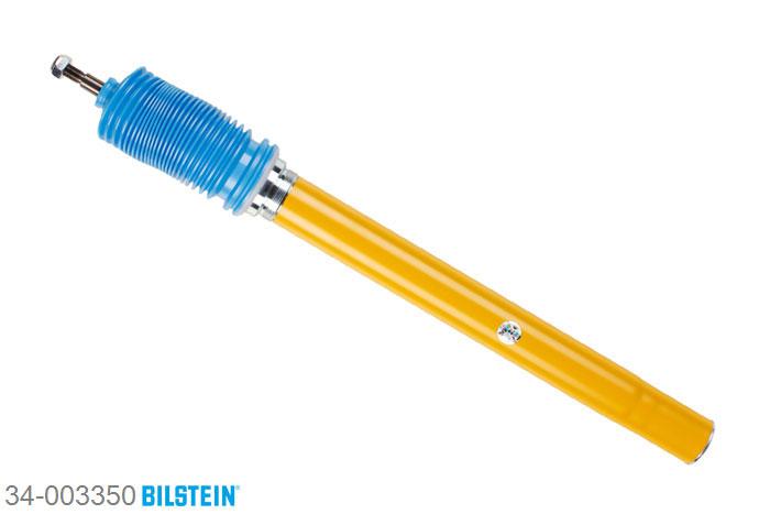 34-003350, Bilstein B6  Sport Schokdemper vooras, BMW 3 (E30), M3 2.3,  M3 EVO I 2.3,  M3 EVO II 2.5, 07/1986-01/1992, Front axle strutdiameter 51 mm / Rear axle charakteristic: 140/60, Standaard lengte, geschikt voor gebruik met verlagingsveren tot -40mm