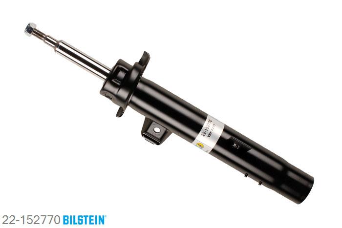 22-152770, Bilstein B4  Gas Schokdemper vooras links, BMW 1 Coupe (E82), 118d,  120d,  120i,  123d,  125i,  135i, 10/2007-, with sports suspension, Standaard lengte, geschikt voor gebruik met verlagingsveren tot -30mm