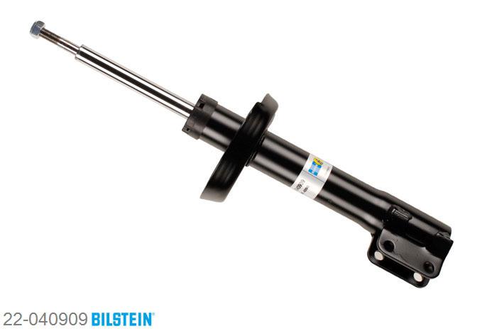 22-040909, Bilstein B4  Gas Schokdemper vooras, Opel TIGRA (95_), 1.4 16V,  1.6 16V, 07/1994-12/2000, with sports suspension, Standaard lengte, geschikt voor gebruik met verlagingsveren tot -30mm