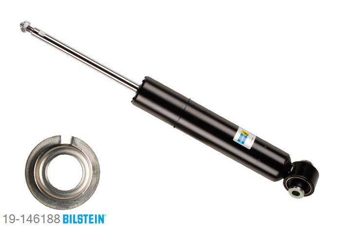 19-146188, Bilstein B4  Gas Schokdemper achteras, Peugeot 407 SW (6E_), "1.6 HDi 110,  1.8,  1.8 16V,  2.0,  2.0 16V,2.0 Bioflex,  2.0 HDi,  2.0 HDi 135,  2.2,2.2 16V,  2.2 HDi,  2.2 HDi 170,  2.7 HDi", 05/2004-, without electronic suspension control, Standaard lengte, geschikt voor gebruik met verlagingsveren tot -30mm
