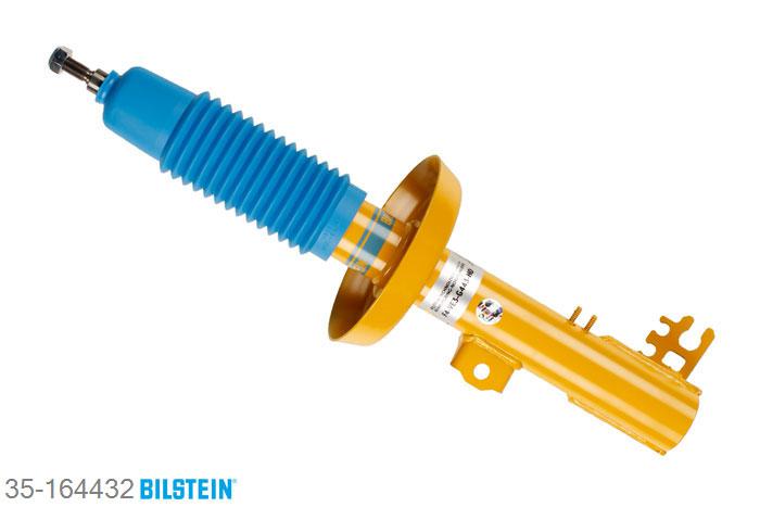 35-164432, Bilstein B6  Sport Schokdemper vooras links, Opel VECTRA B (36_), "1.6 GL,  1.6 i,  1.6 i 16V,  1.7 TD,1.8 i 16V,  2.0 DI 16V,  2.0 DTI 16V,2.0 i,  2.0 i 16V,  2.2 DTI 16V,  2.2 i 16V,2.5 i V6,  2.6 i V6", 09/1995-04/2002, with standard chassis, with off-road suspension / Rear axle without ride height adjustment, Standaard lengte, geschikt voor gebruik met verlagingsveren tot -40mm