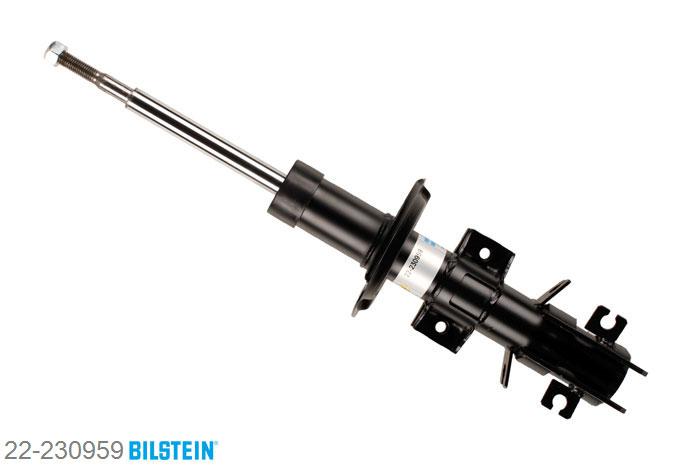 22-230959, Bilstein B4  Gas Schokdemper vooras, Volvo C70 I Coupe, 2.0,  2.0 T,  2.3 T-5,  2.5,  2.5 T, 03/1997-09/2002, Standaard lengte, geschikt voor gebruik met verlagingsveren tot -30mm