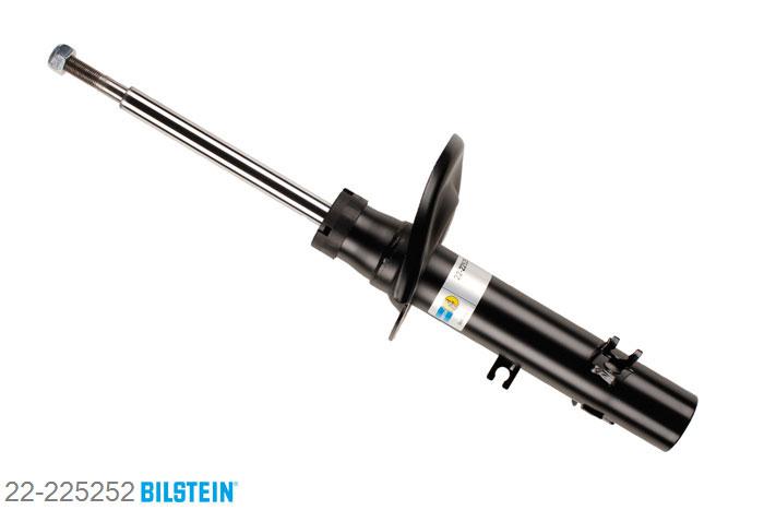 22-225252, Bilstein B4  Gas Schokdemper vooras rechts, Peugeot 208, 1.0,  1.2,  1.4,  1.4 HDi,  1.6,  1.6 HDi, 03/2012-, with standard chassis / Front axle strutdiameter 51 mm, mark: 20mm Sway Bars, Standaard lengte, geschikt voor gebruik met verlagingsveren tot -30mm