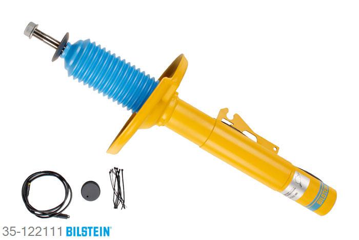 35-122111, Bilstein B6  Damptronic Schokdemper vooras, Porsche CAYMAN, 2.7,  2.9,  R 3.4,  S 3,4 Sport,  S 3.4, 11/2005-, with PASM, Standaard lengte, geschikt voor gebruik met verlagingsveren tot -40mm