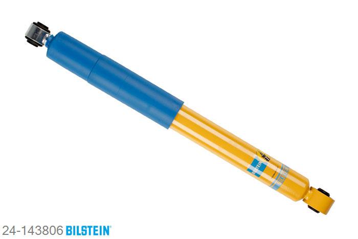 24-143806, Bilstein B6  4600 Schokdemper achteras, Chevrolet TAHOE (B2W), "4.1 AWD,  4.2 TDi AWD,  4.8,  4.8 V8,  5.3,5.3 AWD,  5.3 V8,  6.0 V8", 12/1999-12/2006, without electronic suspension control, Long Wheelbase, Standaard lengte, geschikt voor gebruik met verlagingsveren tot -40mm