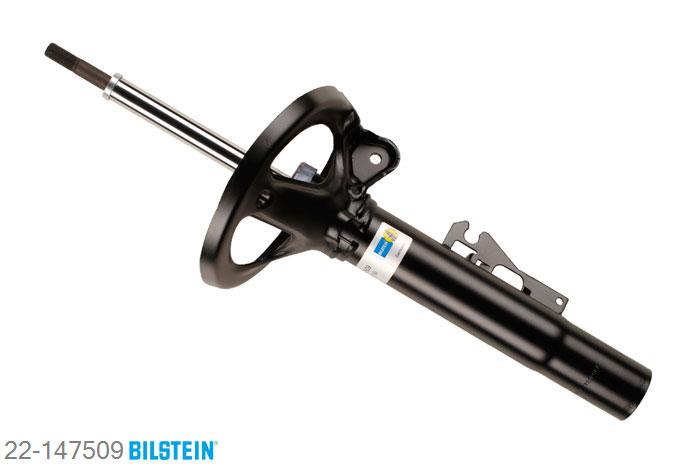 22-147509, Bilstein B4  Gas Schokdemper vooras rechts, Porsche 911 Convertible (997), "3.6 Carrera 4,  3.8 Carrera 4GTS,3.8 Carrera 4S,  3.8 Carrera S S4", 04/2005-, with standard chassis, without PASM, Standaard lengte, geschikt voor gebruik met verlagingsveren tot -30mm
